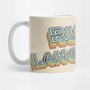 Ruth Langmore Retro Typography Faded Style Mug